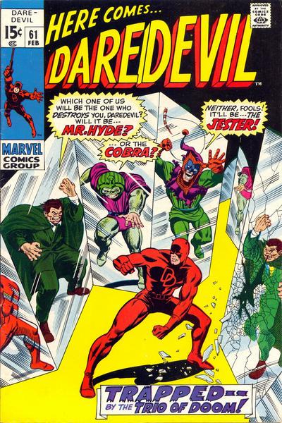 Daredevil #61 (1970) Comic Books Daredevil
