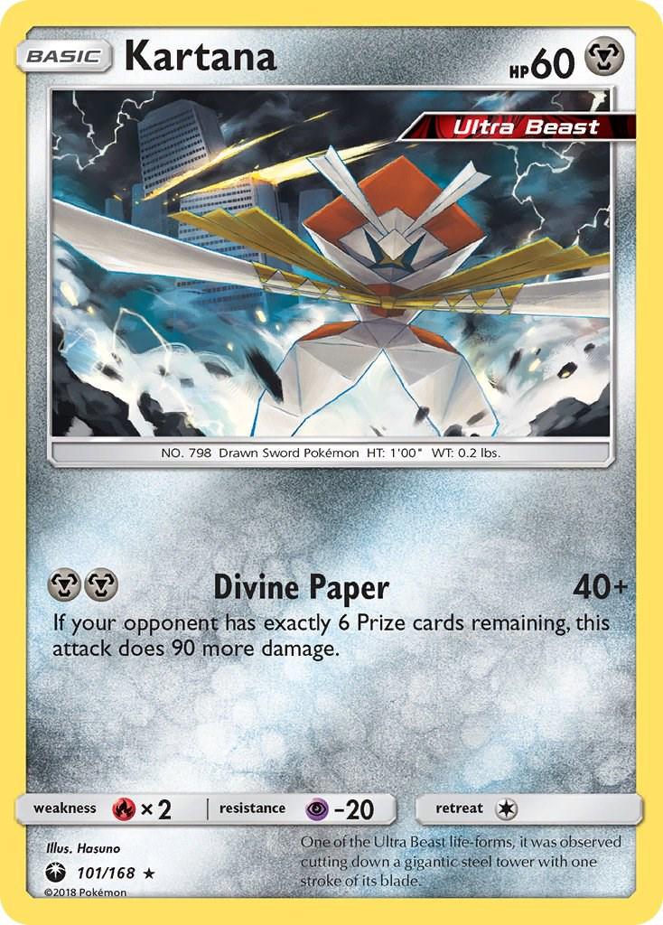 Kartana #101 Pokemon Celestial Storm