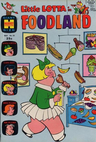 Little Lotta Foodland #22 (1970) Comic Books Little Lotta Foodland