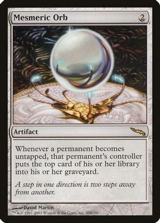 Mesmeric Orb #204 Magic Mirrodin