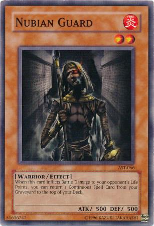 Nubian Guard AST-066 YuGiOh Ancient Sanctuary