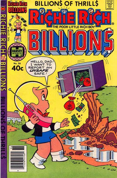 Richie Rich Billions #36 (1980) Comic Books Richie Rich Billions
