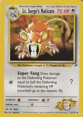 Lt. Surge's Raticate #51 Pokemon Gym Heroes Prices