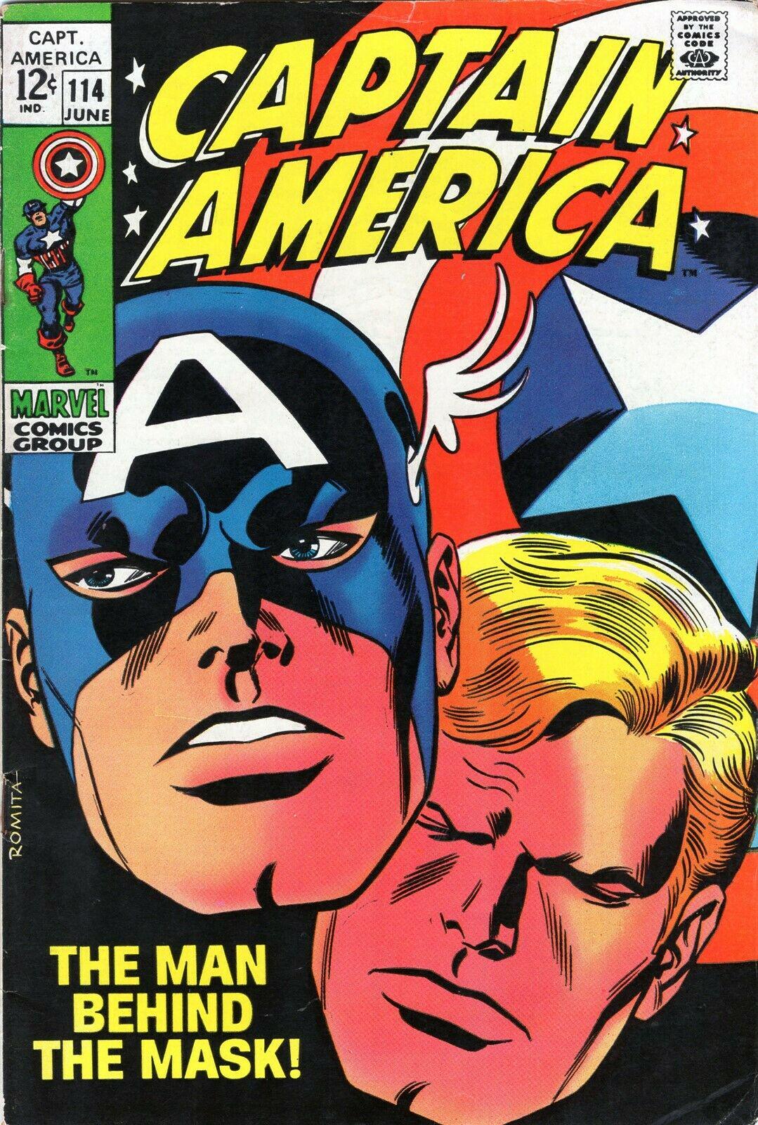 Captain America #114 (1969) Comic Books Captain America