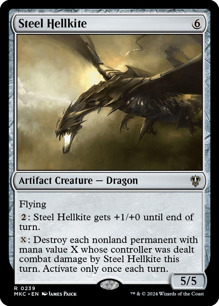 Steel Hellkite (Magic Murders at Karlov Manor Commander)