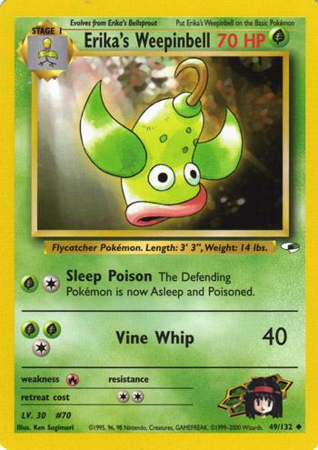 Erika's Weepinbell #49 Pokemon Gym Heroes
