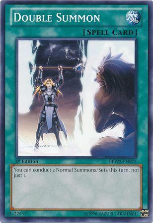 Double Summon BPW2-EN075 YuGiOh Battle Pack 2: War of the Giants Round 2