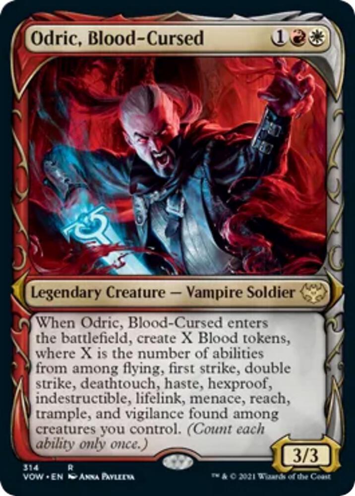 Odric, Blood-Cursed #314 Magic Innistrad: Crimson Vow