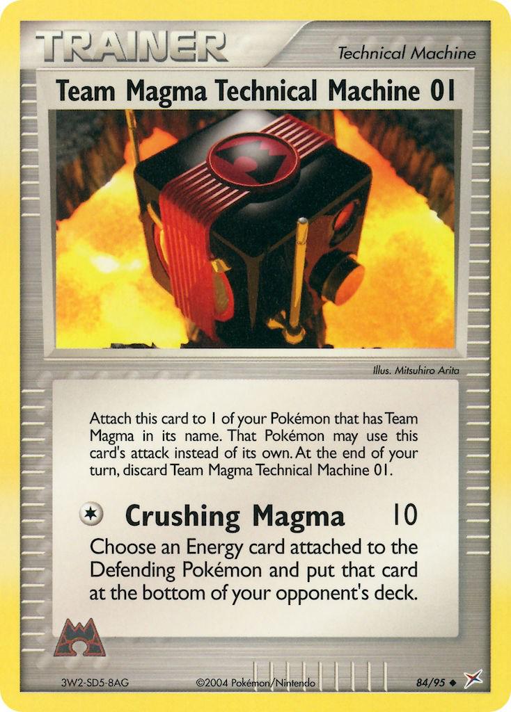 Technical Machine 01 #84 Pokemon Team Magma & Team Aqua