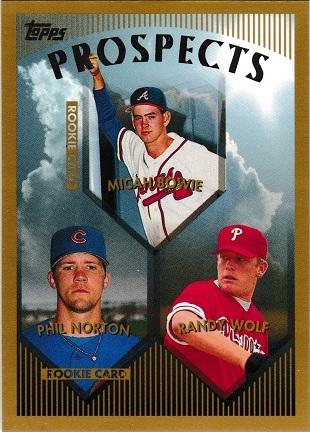 Micah Bowie, Phil Norton, Randy Wolf #428 Baseball Cards 1999 Topps
