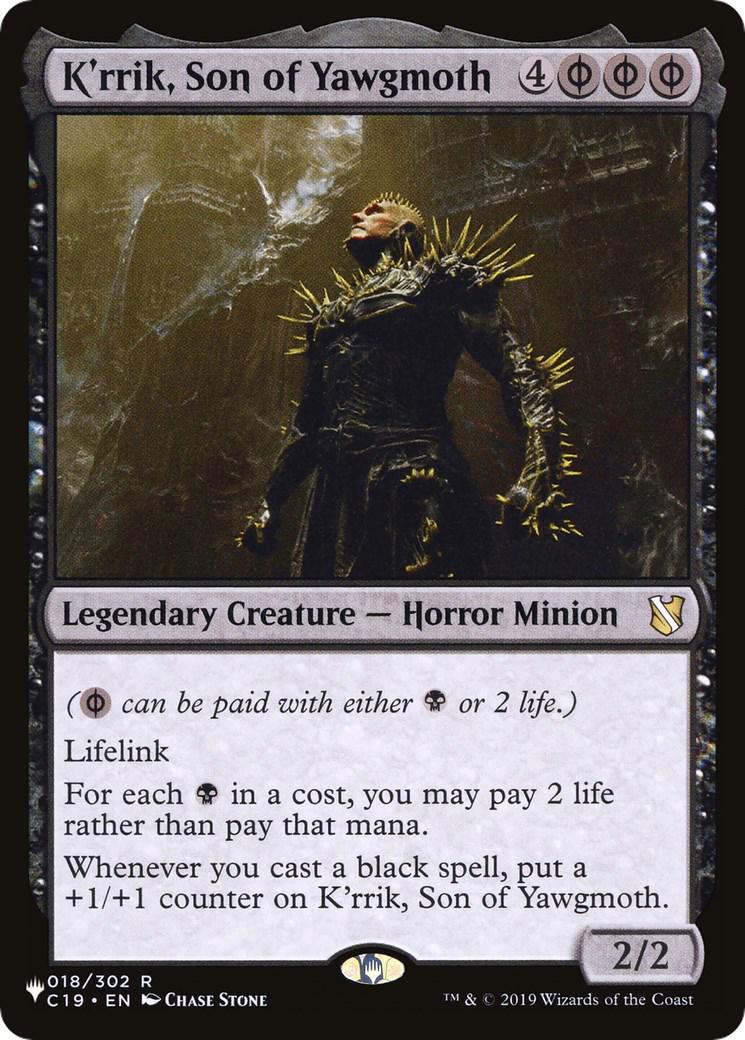 K'rrik, Son of Yawgmoth #18 Magic The List Reprints