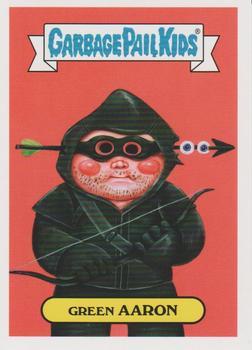 Green AARON #1a Garbage Pail Kids Prime Slime Trashy TV