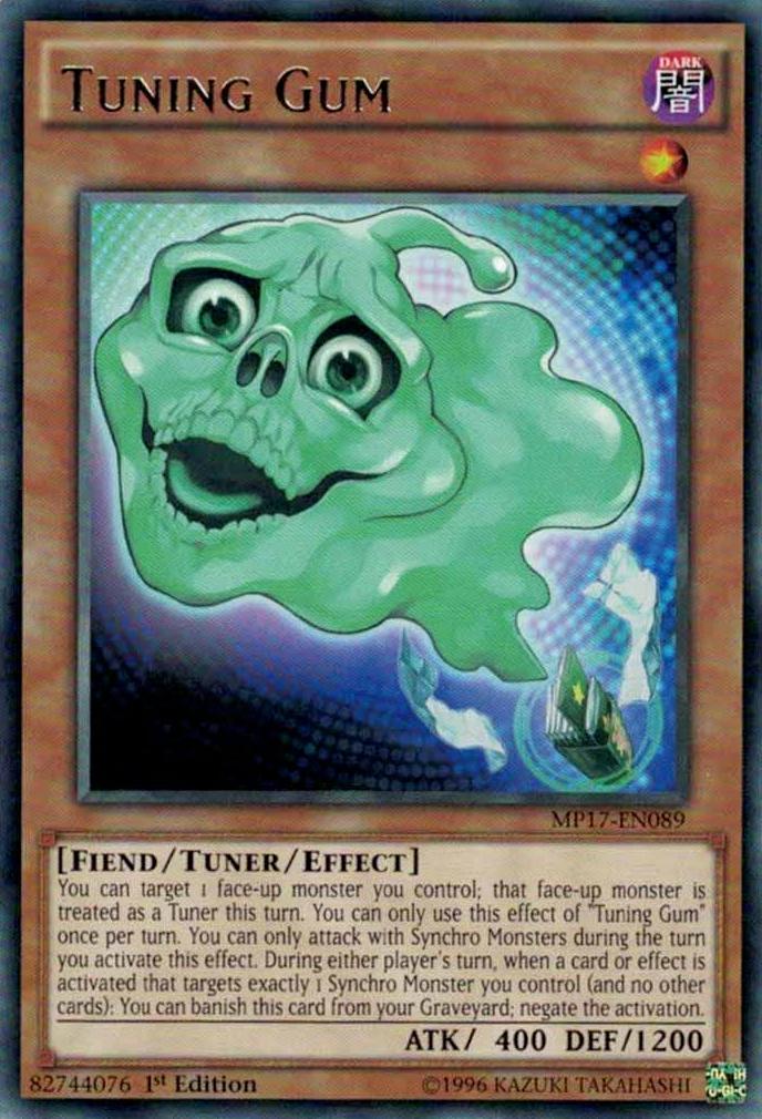 Tuning Gum MP17-EN089 YuGiOh 2017 Mega-Tin Mega Pack