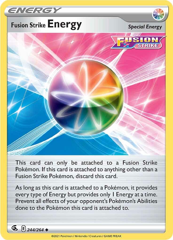 Fusion Strike Energy #244 Pokemon Fusion Strike