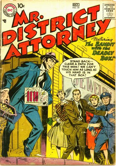 Mr. District Attorney #59 (1957) Comic Books Mr. District Attorney