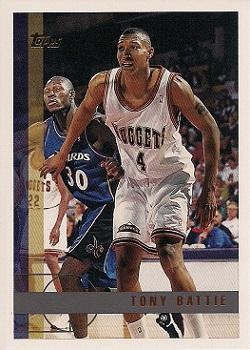 Tony Battie #208 Basketball Cards 1997 Topps