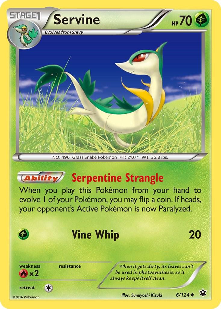 Servine #6 Pokemon Fates Collide