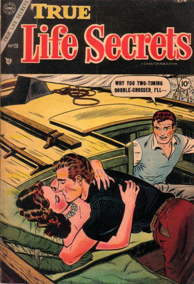 True Life Secrets #20 (1954) Comic Books True Life Secrets