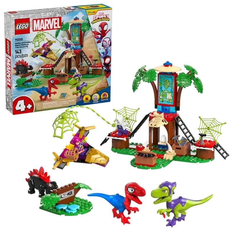 Spidey And Gobby's Raptor Battle At Tree House HQ #11200 LEGO Super Heroes
