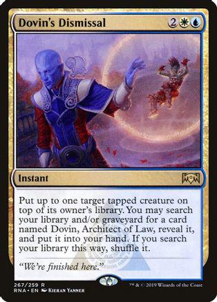 Dovin's Dismissal #267 Magic Ravnica Allegiance