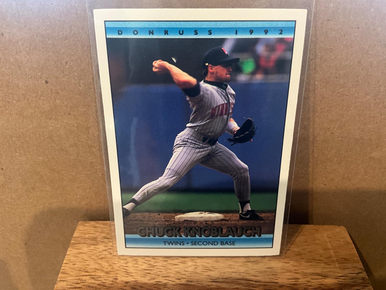 Chuck Knoblauch #390 Baseball Cards 1992 Donruss