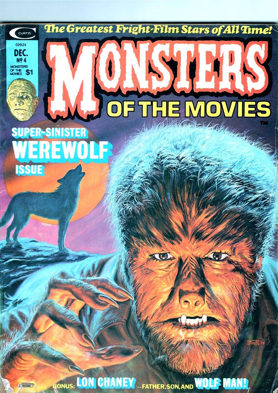 Monsters of the Movies #4 (1974) Comic Books Monsters of the Movies