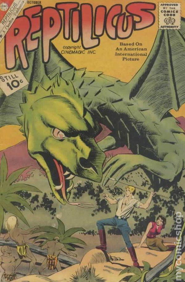 Reptilicus #2 (1961) Comic Books Reptilicus