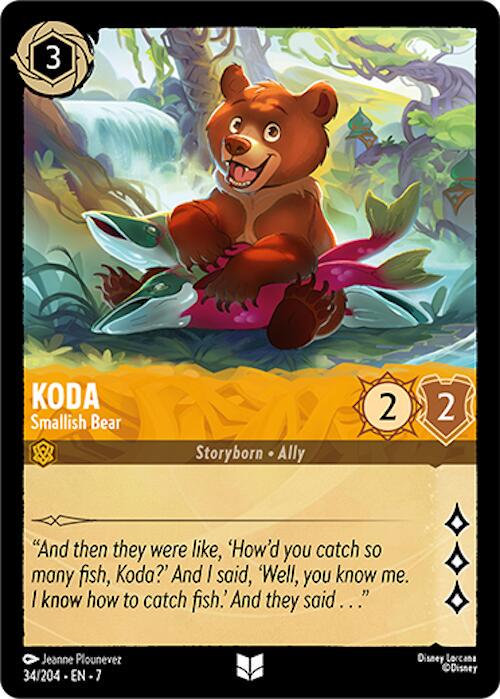 Koda - Smallish Bear #34 Lorcana Archazia's Island