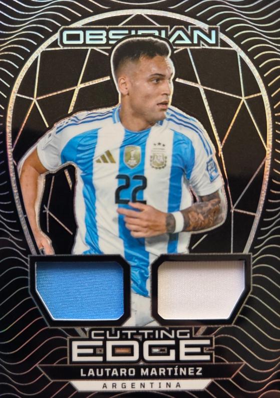 Lautaro Martinez #CE-LM 2024 Panini Obsidian Cutting Edge Soccer
