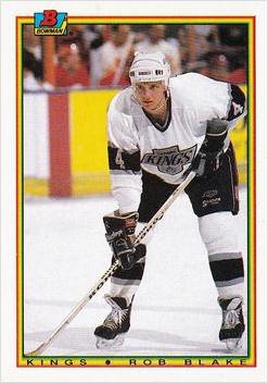 Rob Blake #142 1990-91 Bowman Hockey