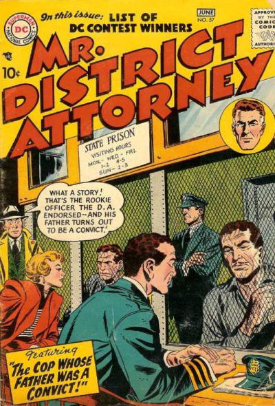 Mr. District Attorney #57 (1957) Comic Books Mr. District Attorney
