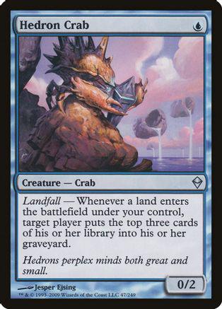 Hedron Crab #47 Magic Zendikar