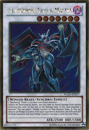 Blackwing Armor Master PGLD-EN077 YuGiOh Premium Gold