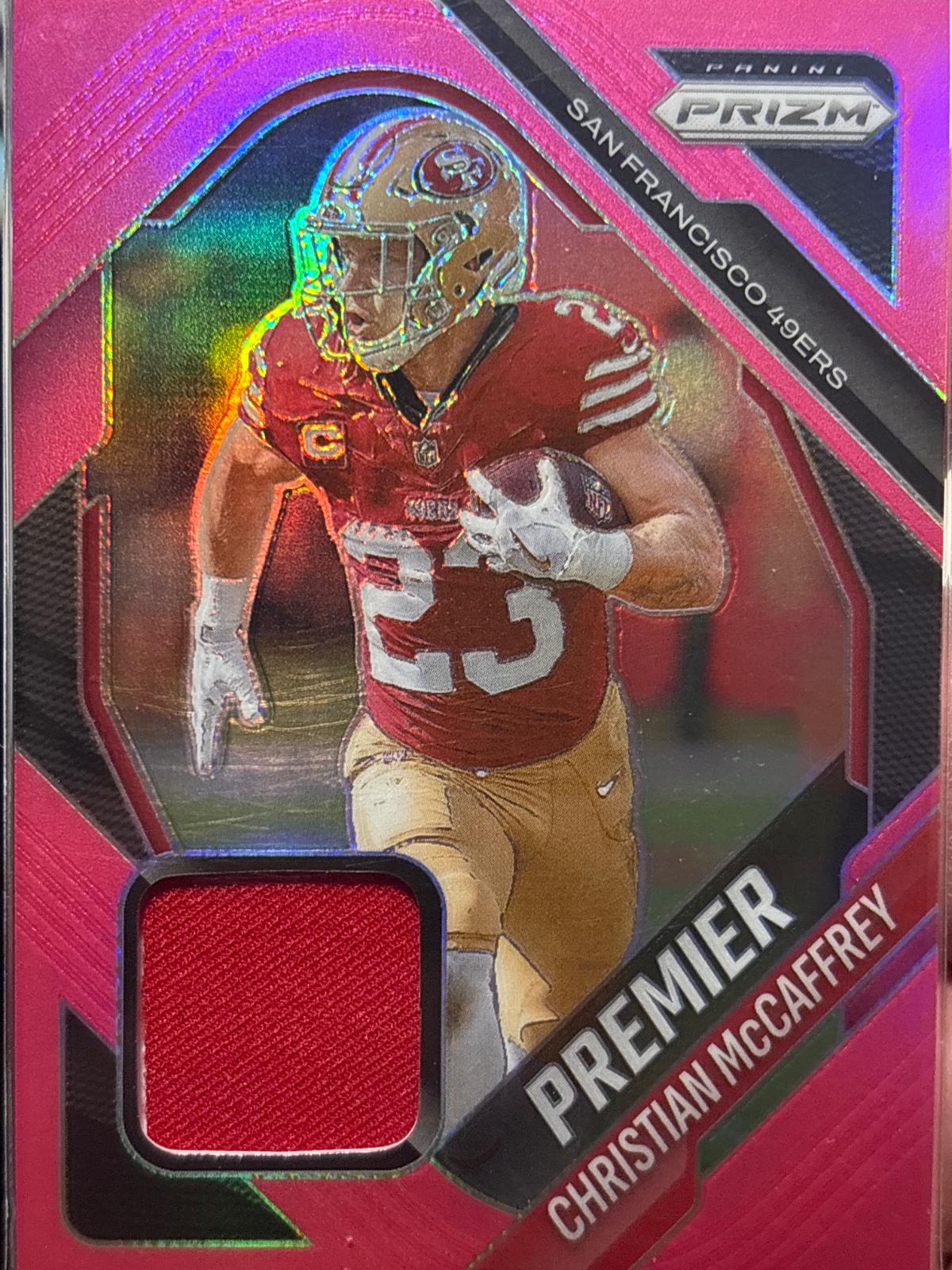 Christian McCaffrey [Pink] #PJY-CMY Prices | 2025 Panini Prizm