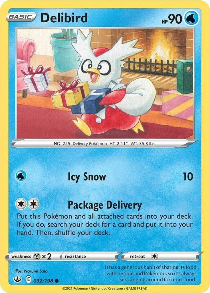 Delibird #32 Pokemon Chilling Reign