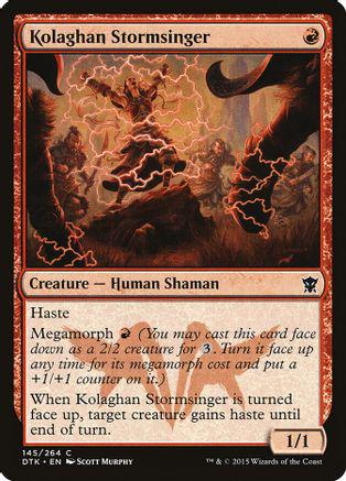 Kolaghan Stormsinger Magic Dragons of Tarkir