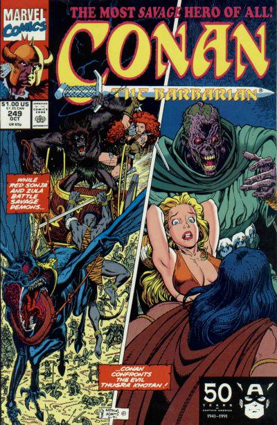 Conan the Barbarian #249 (1991) Comic Books Conan the Barbarian