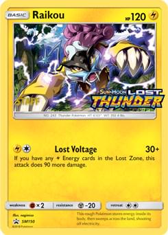 Raikou #SM150 Pokemon Promo
