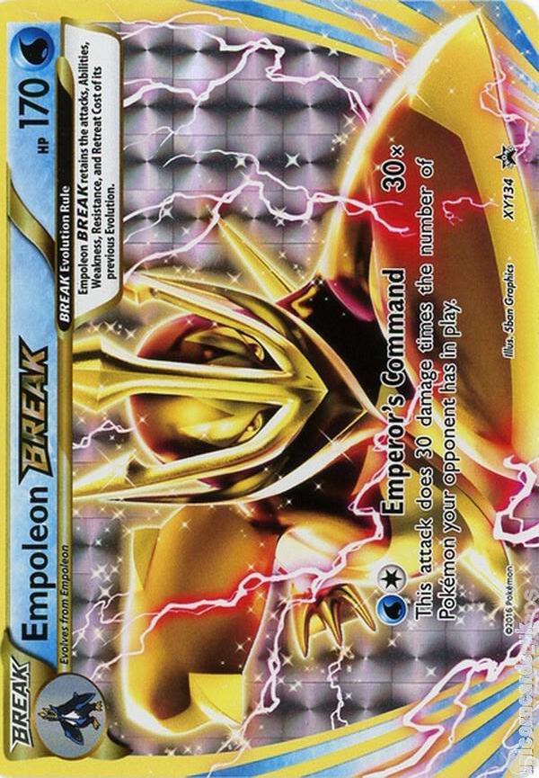 Empoleon BREAK #XY134 Pokemon Promo