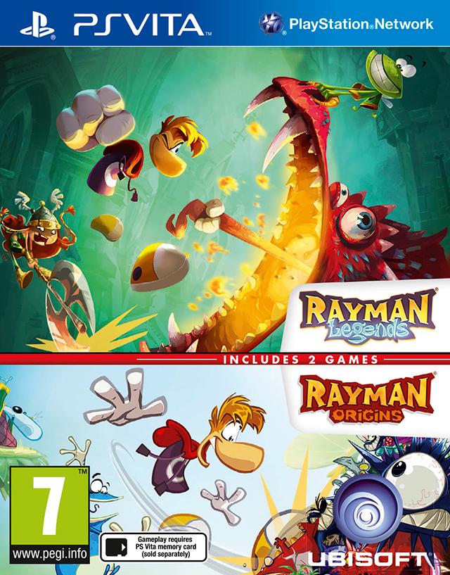 Rayman Legends & Rayman Origins PAL Playstation Vita