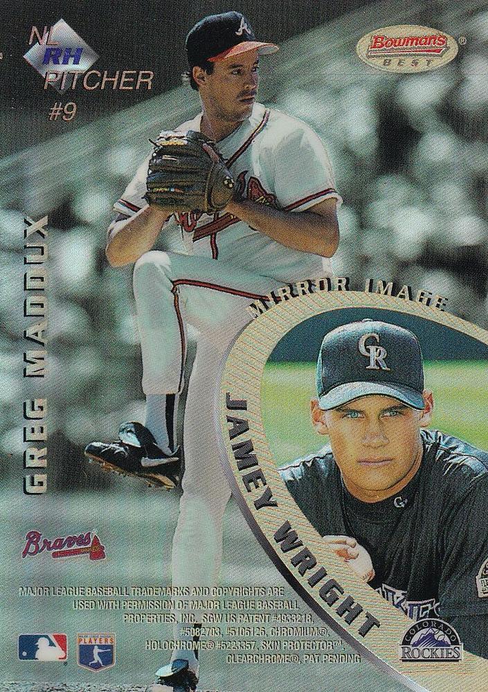 Bartolo Colon, Greg Maddux, Jamey Wright, Mike Mussina #9