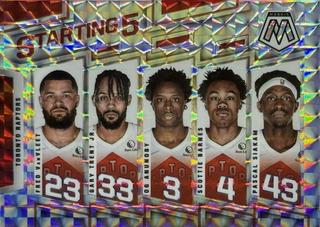 Fred VanVleet, Gary Trent Jr. , OG Anunoby, Pascal Siakam, Scottie Barnes