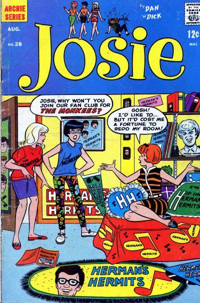 Josie #28 (1967) Comic Books Josie