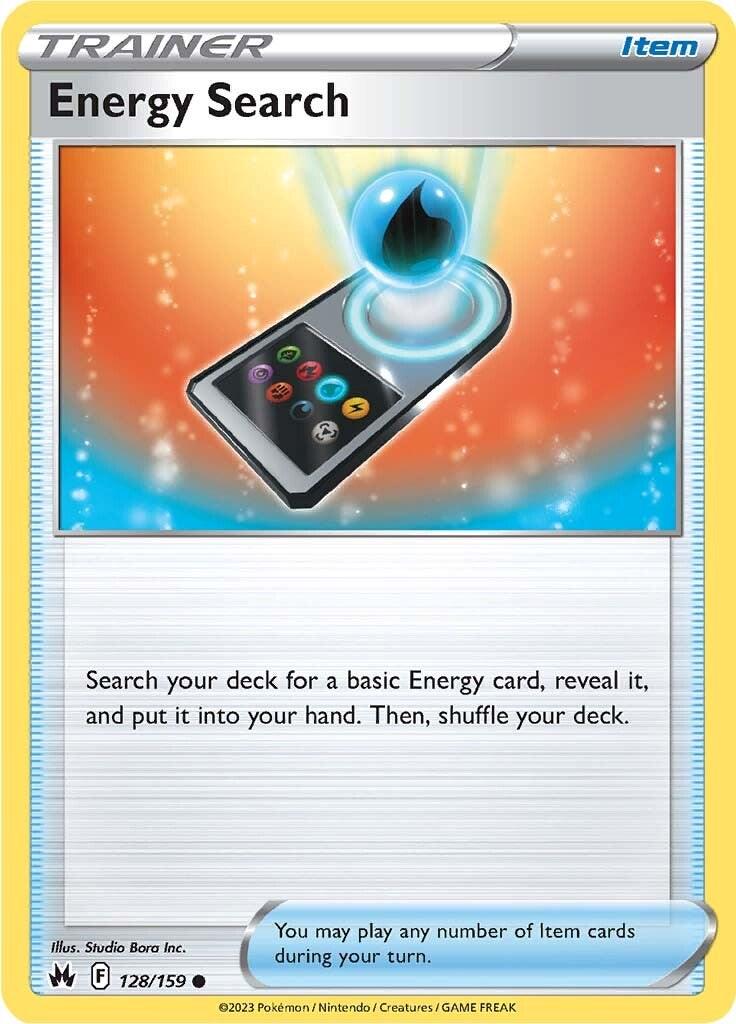 Energy Search #128 Pokemon Crown Zenith