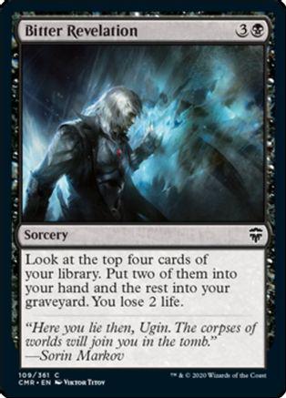 Bitter Revelation Magic Commander Legends