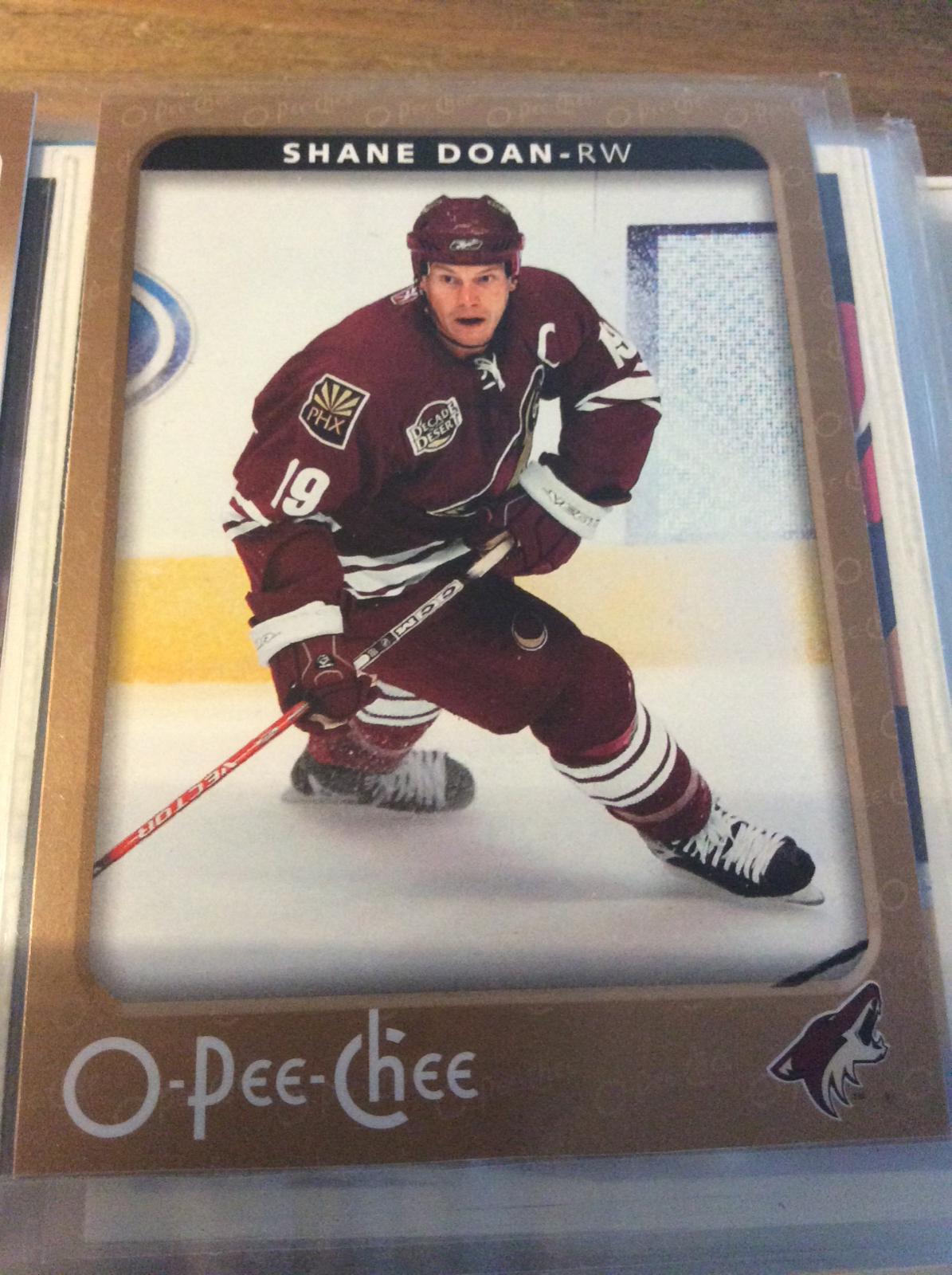 Shane Doan #389 Hockey Cards 2006 O Pee Chee