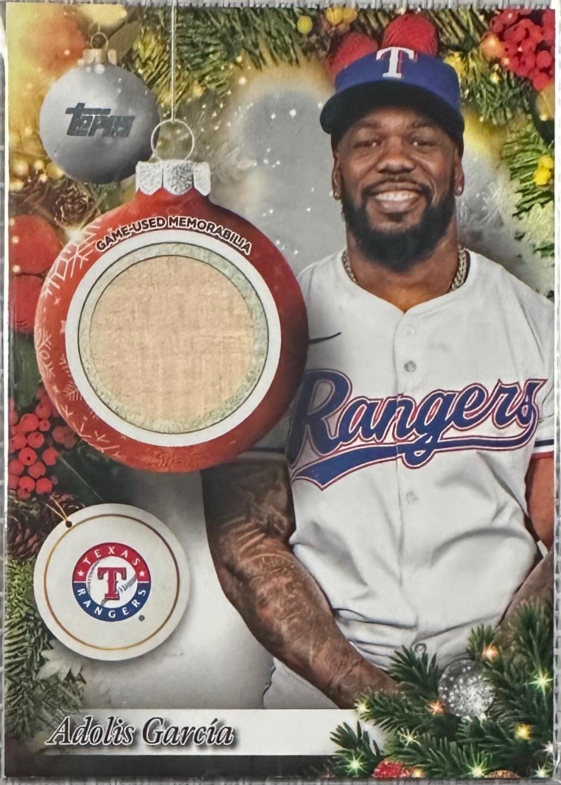 Adolis Garcia #PR-AG Prices | 2025 Topps Holiday Player Relic