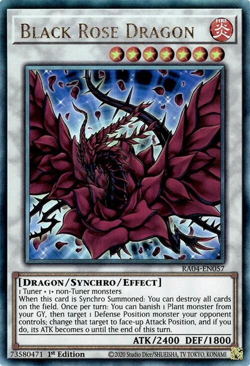 Black Rose Dragon [Ultimate Rare] RA04-EN057 Prices | YuGiOh