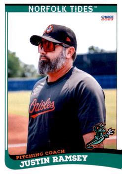 Justin Ramsey #40 2023 Choice Norfolk Tides Baseball