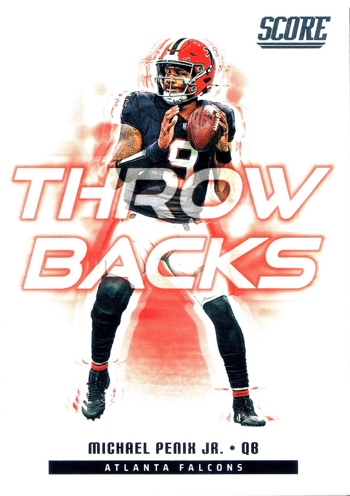 2025 Panini Score Throwbacks Michael Penix Jr. #13 card